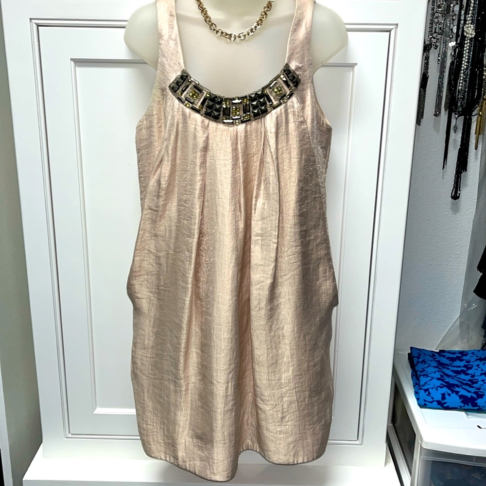 Alexia Admor Champagne Cocktail Dress